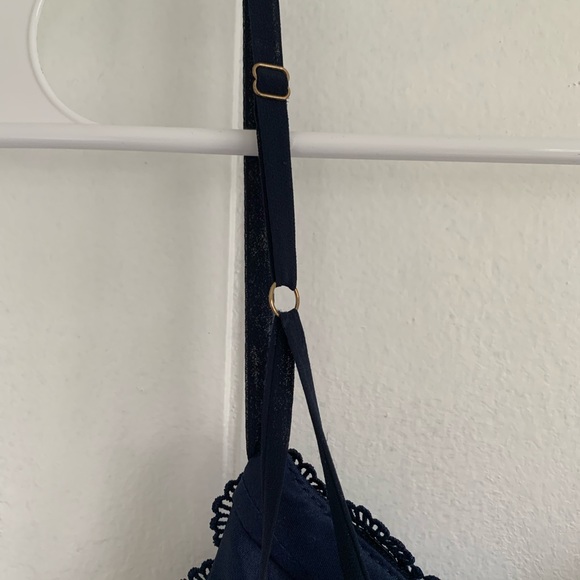 Alyce Paris Sty 3833 Dark Blue Midnight Formal Dress NWT Size 6 Homecoming Prom - Picture 6 of 8